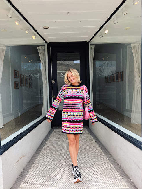 Sunset Boulevard Dress// Pink